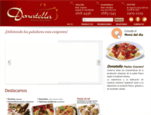 Tablet Screenshot of donatella.com.uy